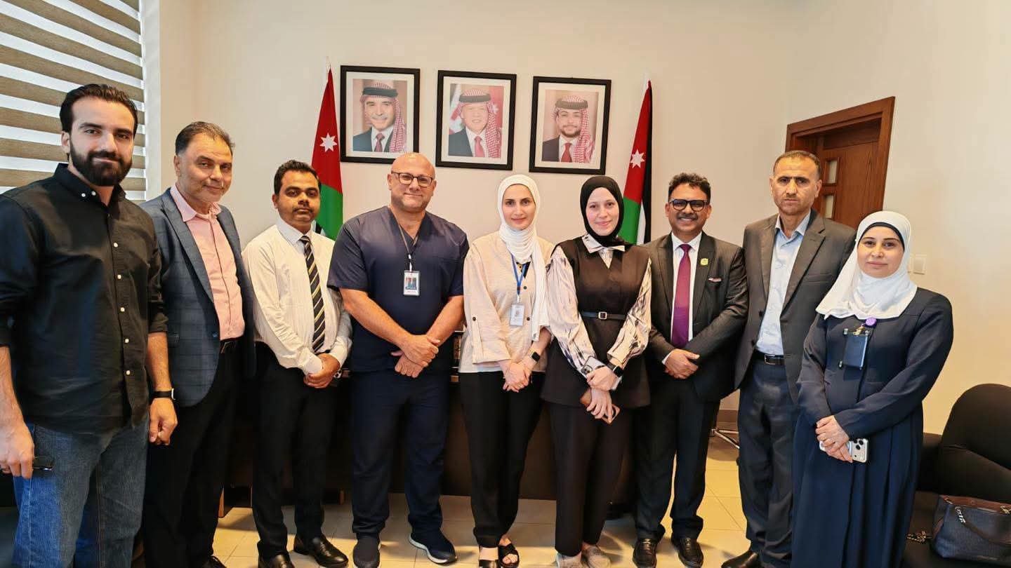 مستشفى الأميرة بسمة يبحث تعزيز التعاون الطبي مع مؤسسة «أستر إم دي الطبية العالمية»