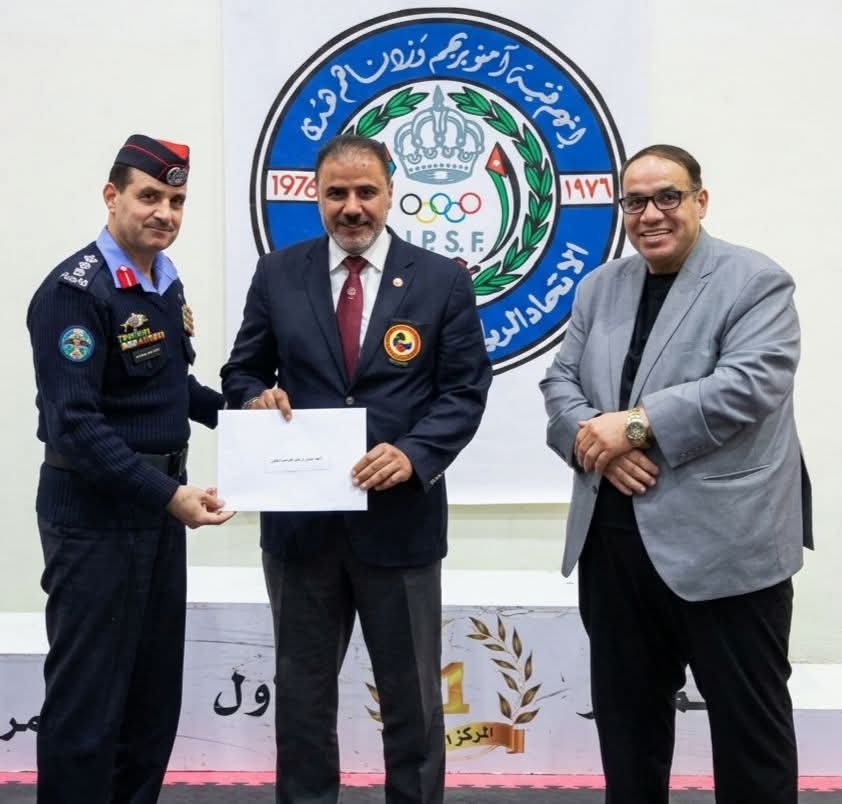 عاطف الدقس ضمن طاقم التحكيم الدولي للكراتيه