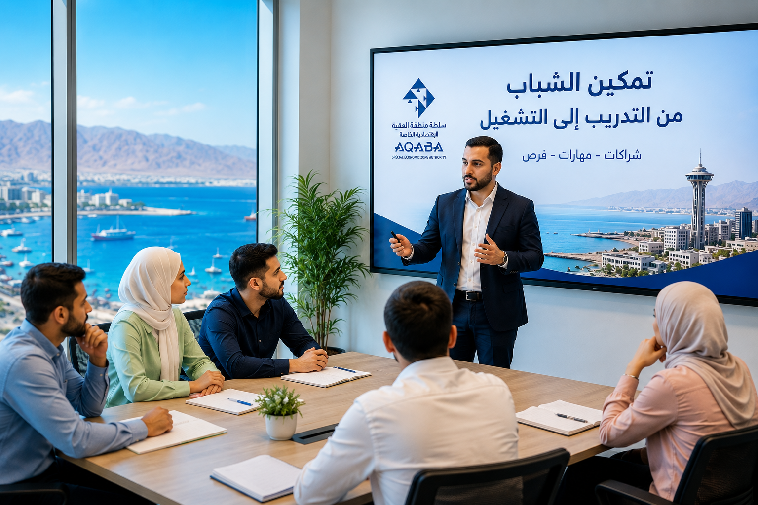 العقبة تراهن على شبابها.. من التدريب إلى التشغيل لبناء اقتصاد أكثر تنافسية