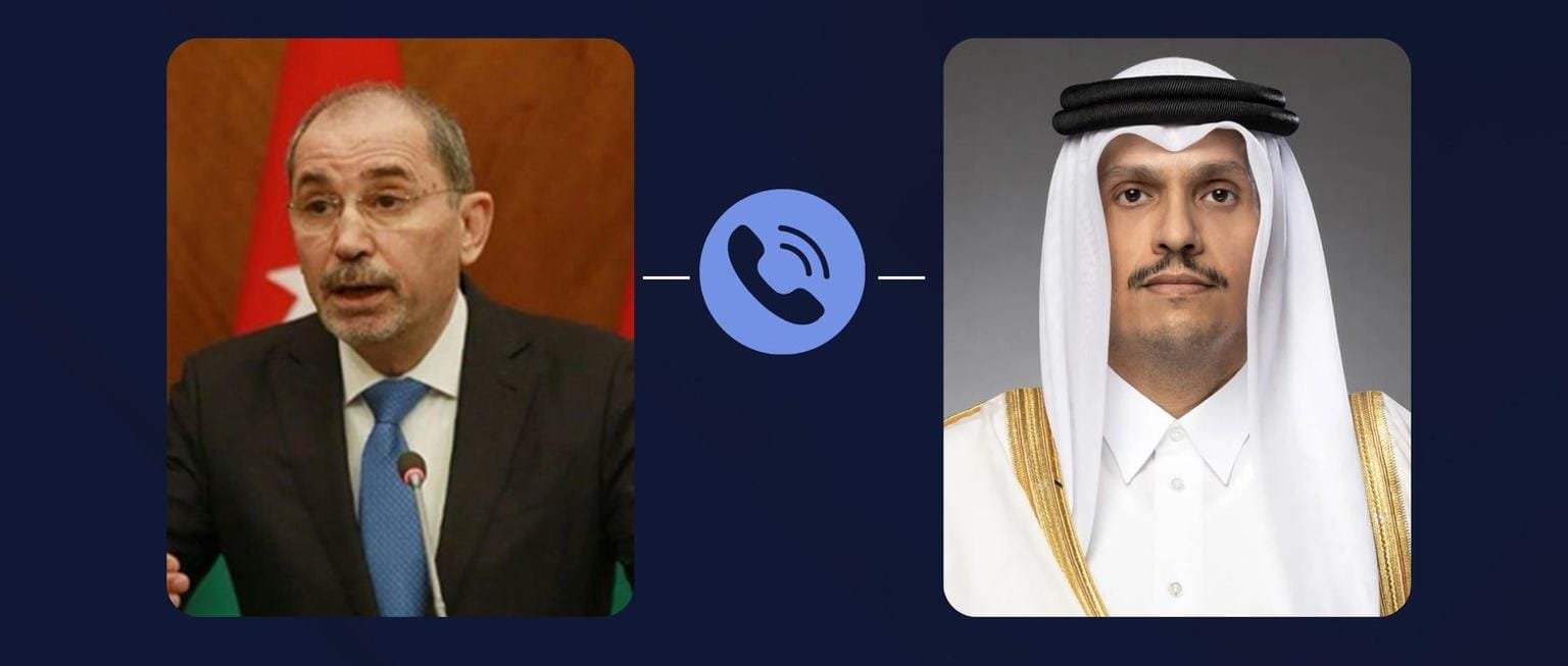 وزير الخارجية ونظيره القطري يؤكدان أهمية دعم جهود إنهاء التصعيد الإقليمي