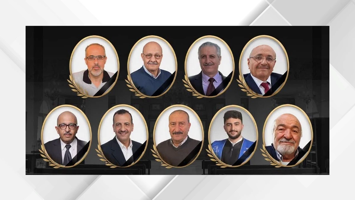 تشييع شهداء الاعتداء الإرهابي على كنيسة الكرك ظهر اليوم