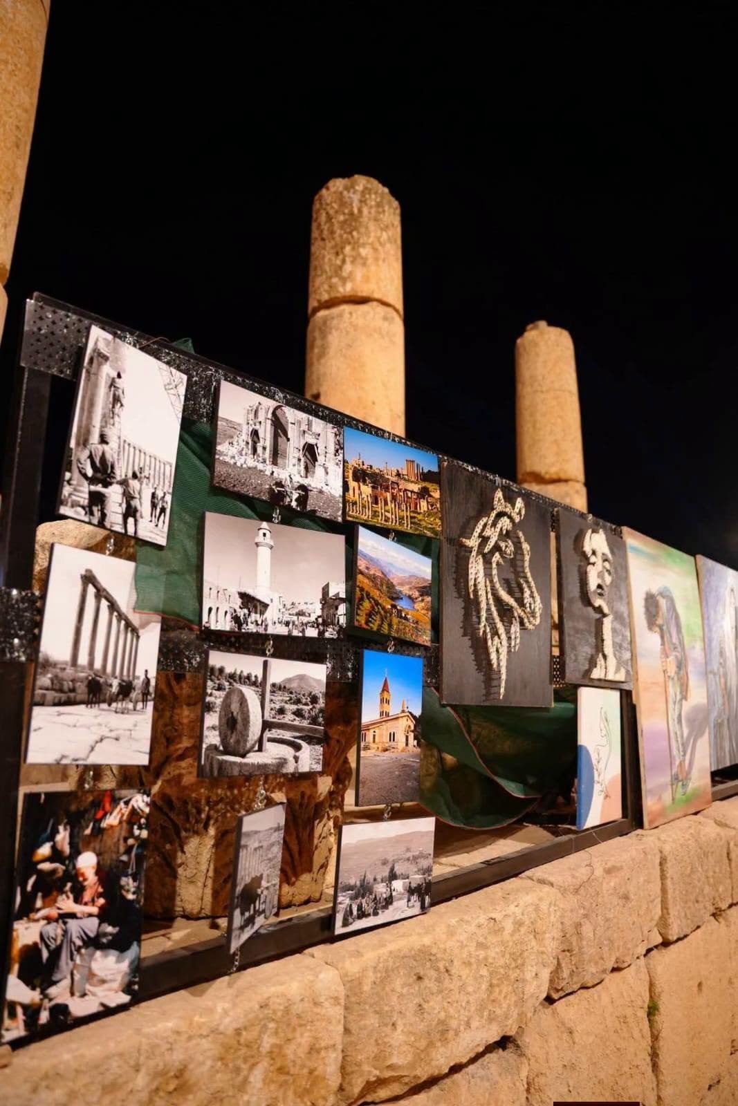 الفن التشكيلي يلتقي عراقة المكان في مهرجان جرش