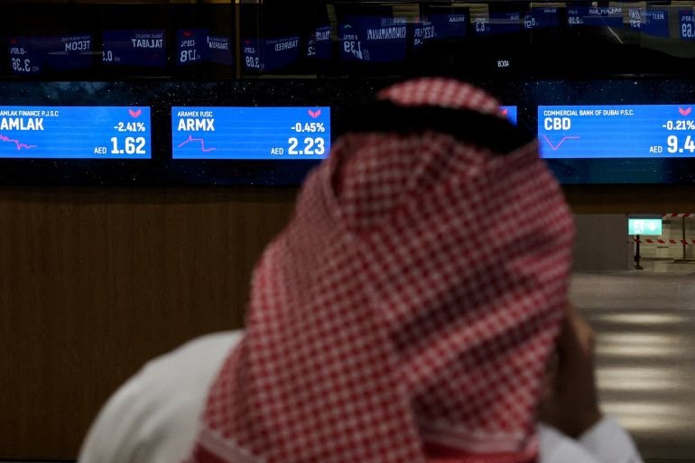 بورصات الخليج تتراجع بعد إعلان الحوثيين استهداف الرياض