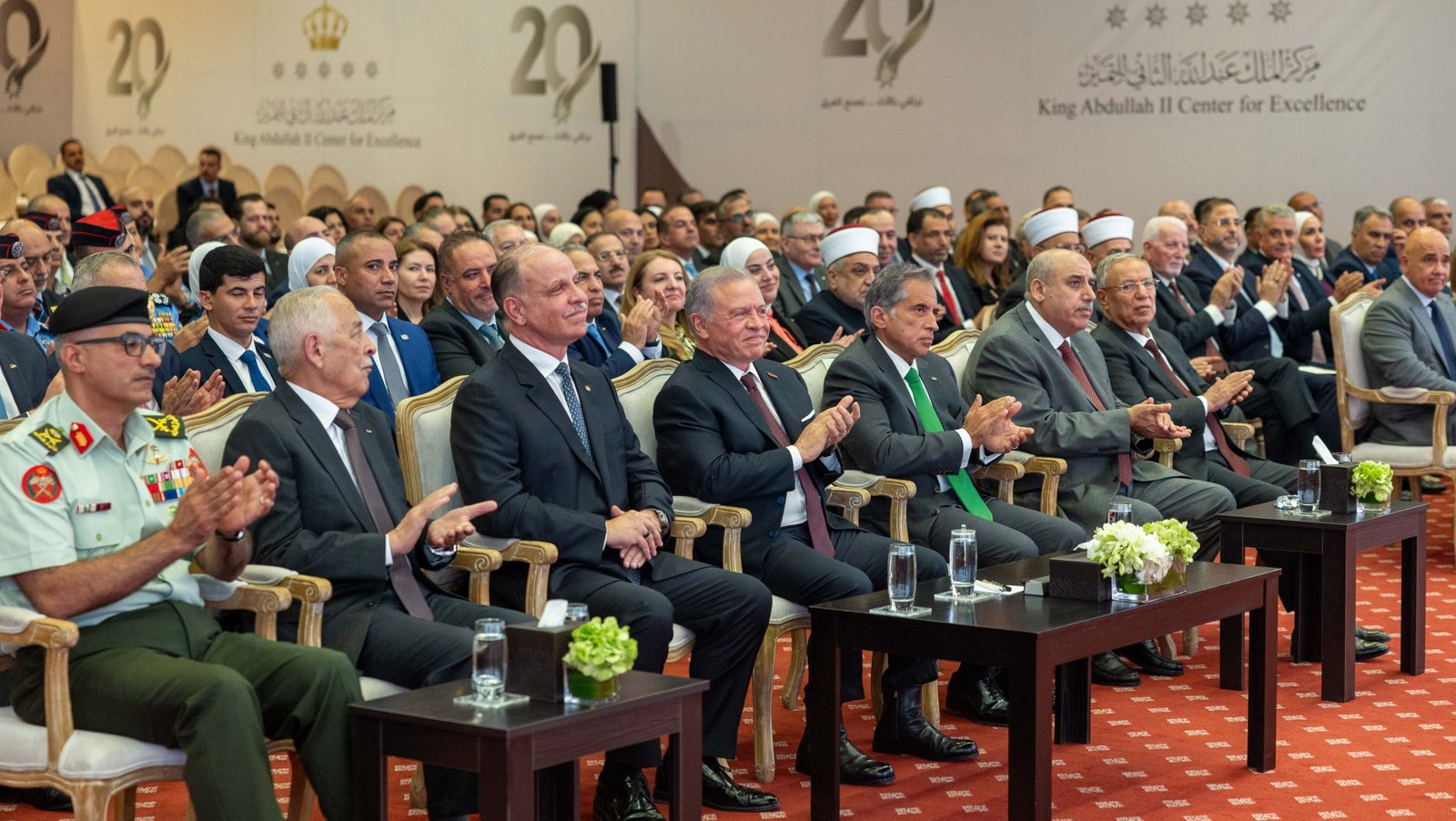 الملك يرعى فعالية بمناسبة الذكرى العشرين لتأسيس مركز الملك عبدالله الثاني للتميز