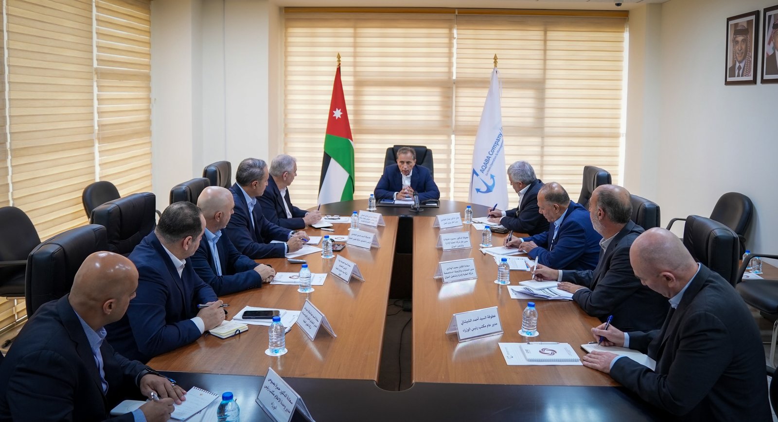 حسان يترأس اجتماعا في شركة العقبة لإدارة وتشغيل الموانئ