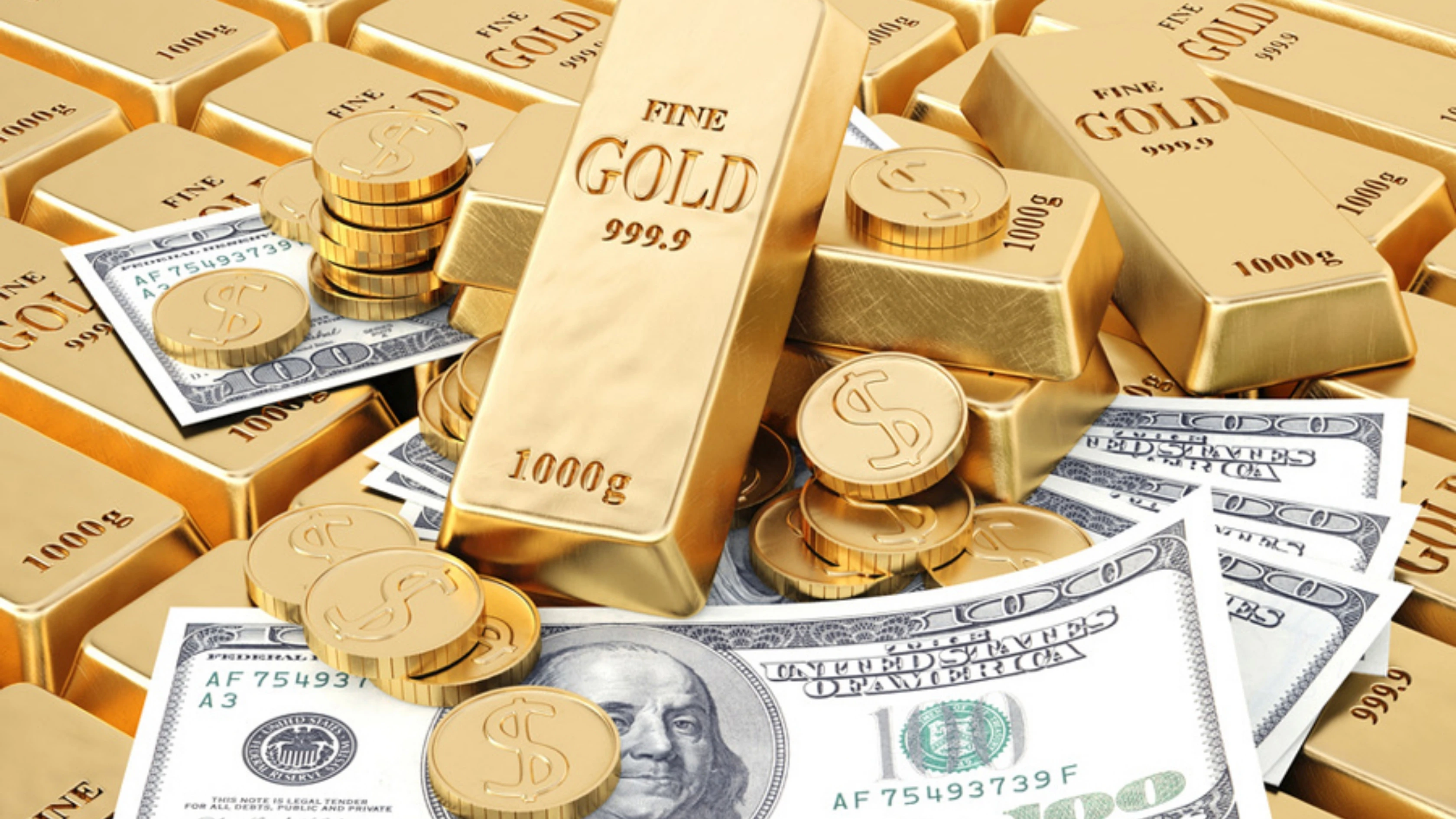 تراجع أسعار الذهب مع استقرار مؤشر الدولار عالميا