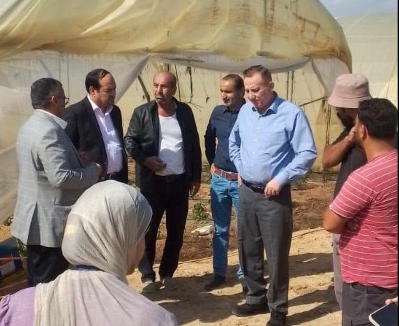 وزير الزراعة يوعز بحصر أضرار المنخفض الجوي على المزارع في وادي الأردن