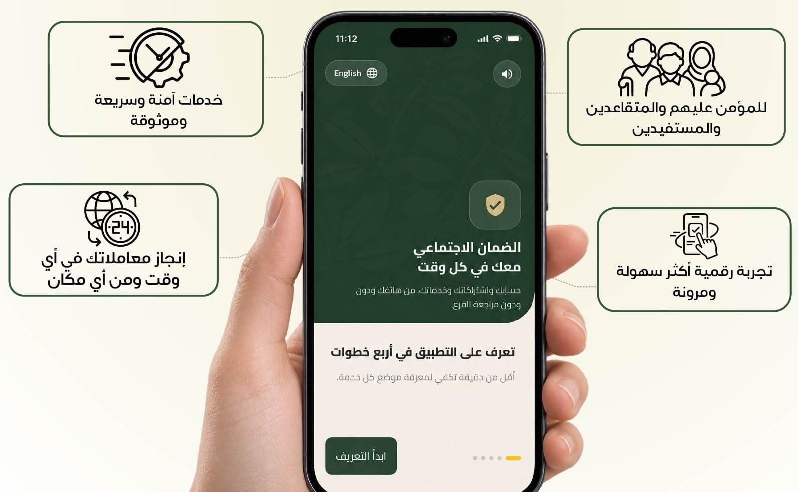 الضمان الاجتماعي يطلق النسخة الجديدة والمطوّرة من تطبيقه الهاتفي للأفراد