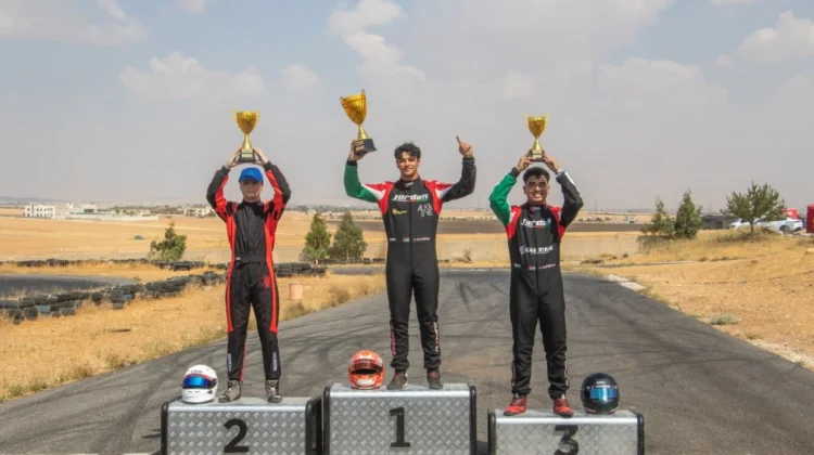 الحموي وحداد يتوجان بلقب الجولة الرابعة من بطولة الأردن للكارتينغ
