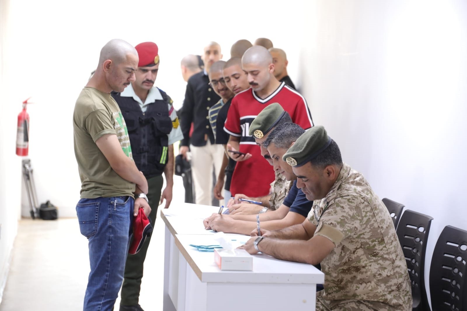 القوات المسلحة تبدأ الفحوصات الطبية للدفعة الثالثة من مكلفي خدمة العلم