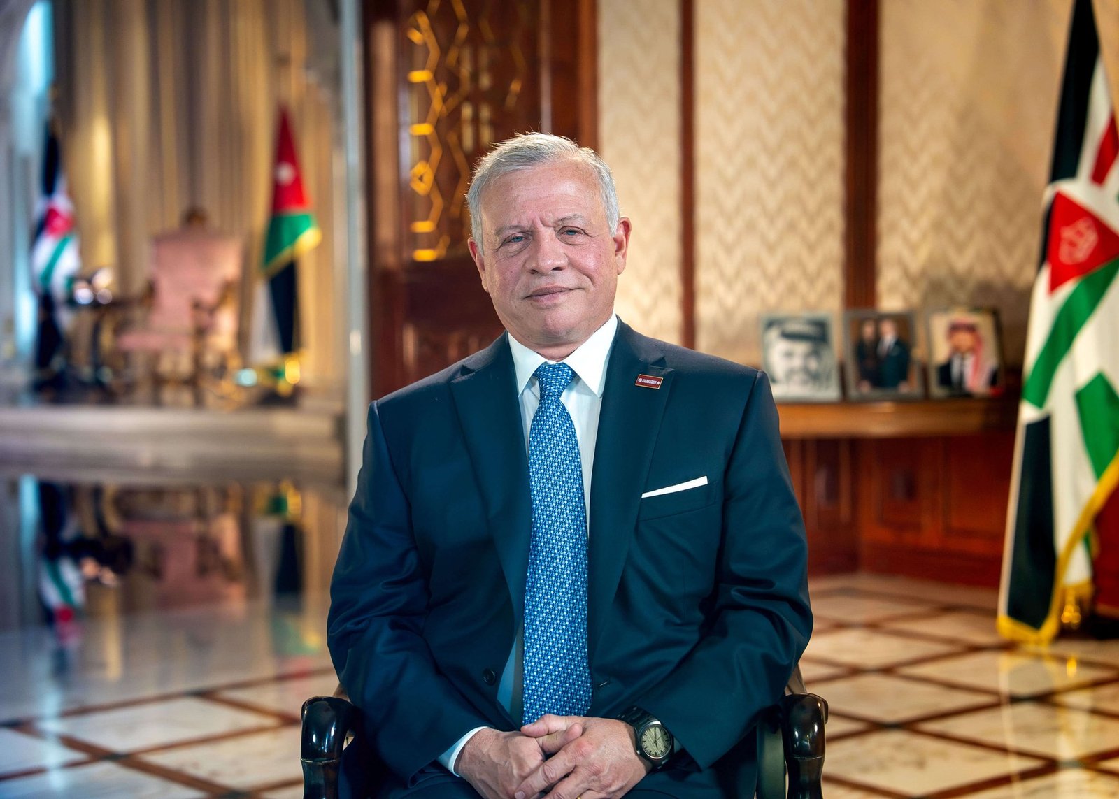 الملك يهنئ العاهل المغربي بعيد الوحدة