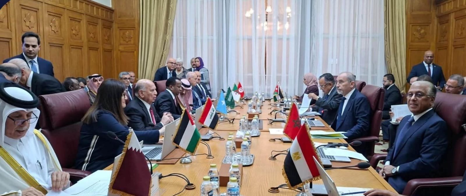 وزير الخارجية يترأس اجتماع اللجنة الوزارية العربية لمواجهة السياسات الإسرائيلية غير القانونية